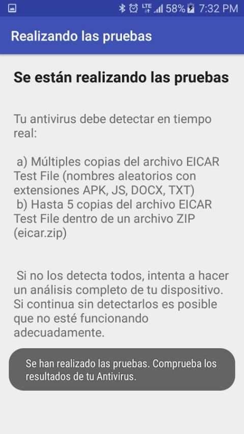 Prueba tu Antivirus screenshot 4