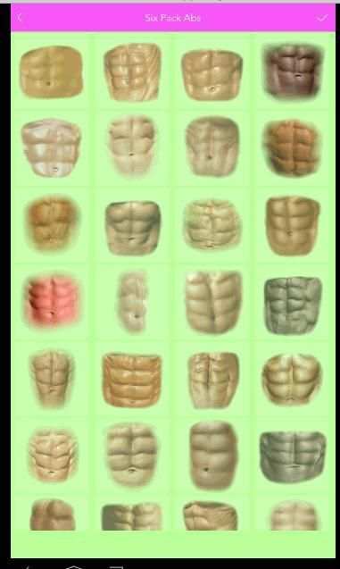 Six Pack Abs – Photo Editor 6 تصوير الشاشة