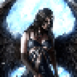 Dark Gothic Angel Live Wallpaper icon