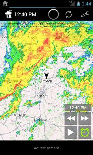 Rain Alarm OSM screenshot 6