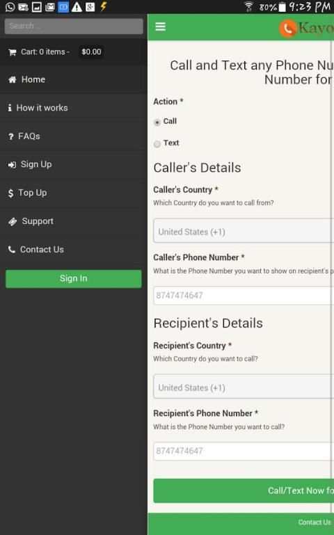 Kayode Call and Text for Free screenshot 3