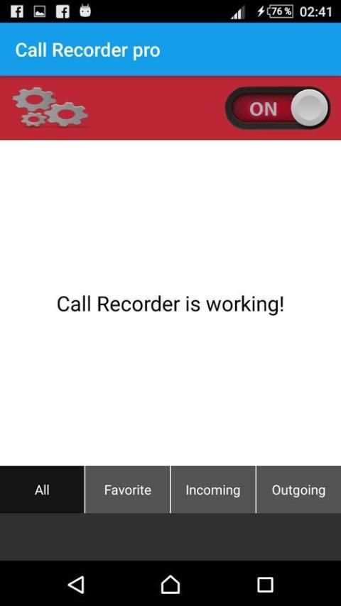 call recorder for Android स्क्रीनशॉट 4