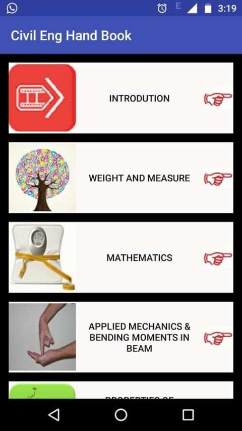 Civil Engineering Hand Book screenshot 8