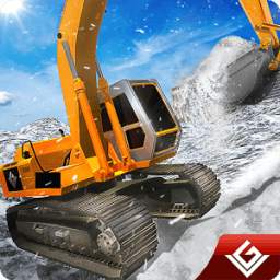 Winter Snow Truck Excavator 3D