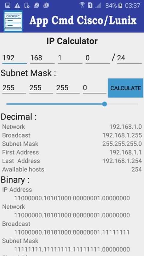 Cidr IPv4 Subnet Calculator screenshot 3