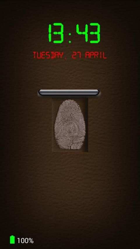 Màn hình Finger Print Khóa screenshot 1