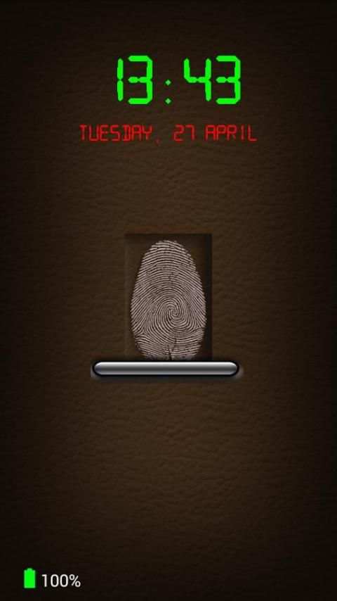 Finger Print screen Lock screenshot 2