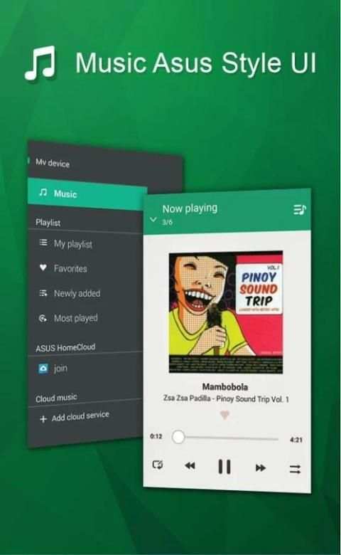 Music style Asus Player screenshot 4