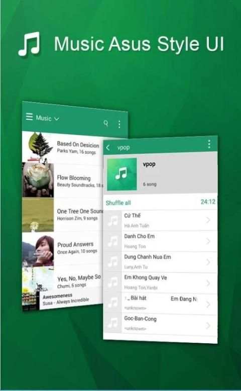 Music style Asus Player screenshot 1