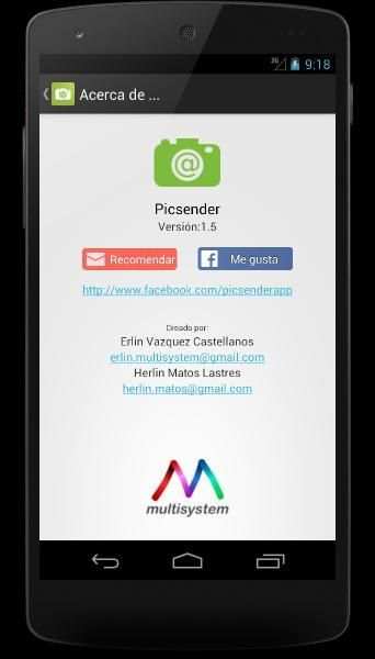 picsender 1 تصوير الشاشة