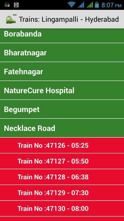 Hyderabad MMTS स्क्रीनशॉट 3