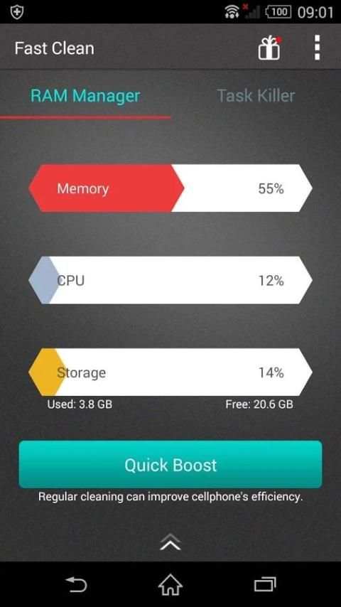 FastCleaner screenshot 2