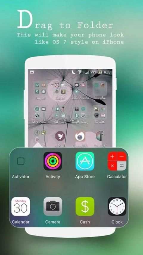 Theme Launcher for iPhone 9 screenshot 2