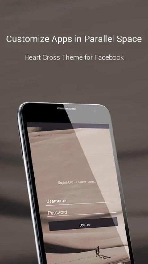 Heart Cross Theme-Facebook स्क्रीनशॉट 3