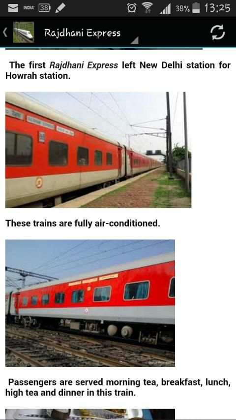 High Speed Trains In India screenshot 3