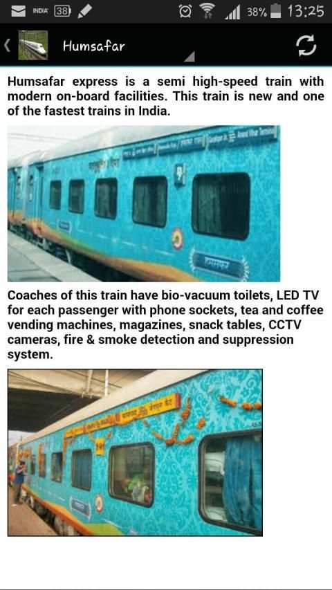 High Speed Trains In India screenshot 1