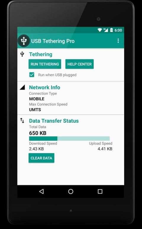 USB Tethering Pro स्क्रीनशॉट 2