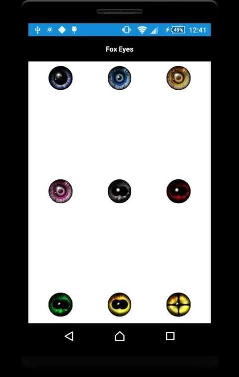 Fox Eyes Photo Editor: Lens HD скриншот 3