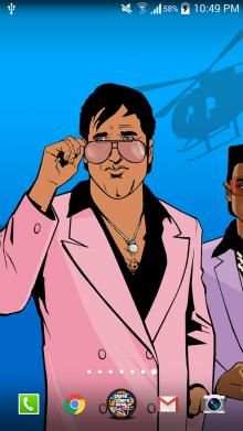 GTA Grand Theft Auto Vice City Launcher Theme HD screenshot 2