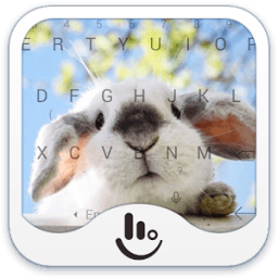 Cute Bunny Keyboard Theme icon