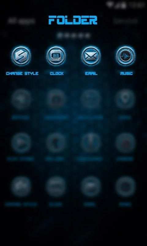 CONTROL GO Launcher Theme скриншот 4