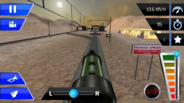 Fast Train Drive 3D скриншот 1