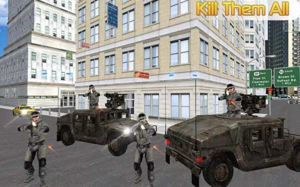 Swat Sniper: Perang Kota screenshot 3