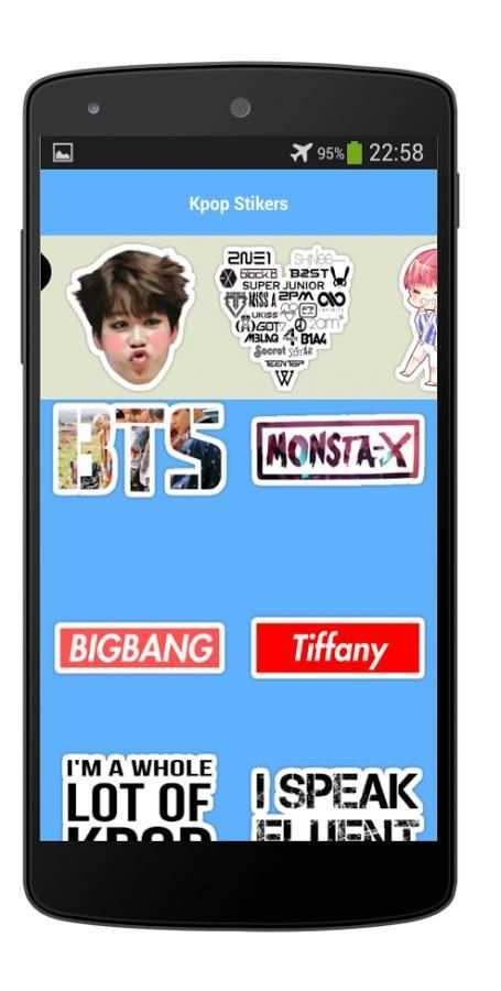 Kpop Stikers Maker 1 تصوير الشاشة