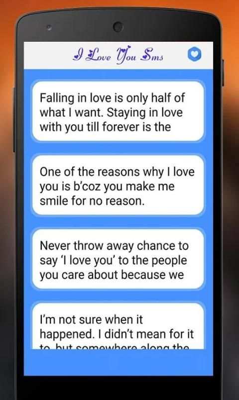 Love Sms and Love Messsage скриншот 4