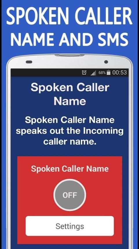 Spoken Caller Name and SMS скриншот 5