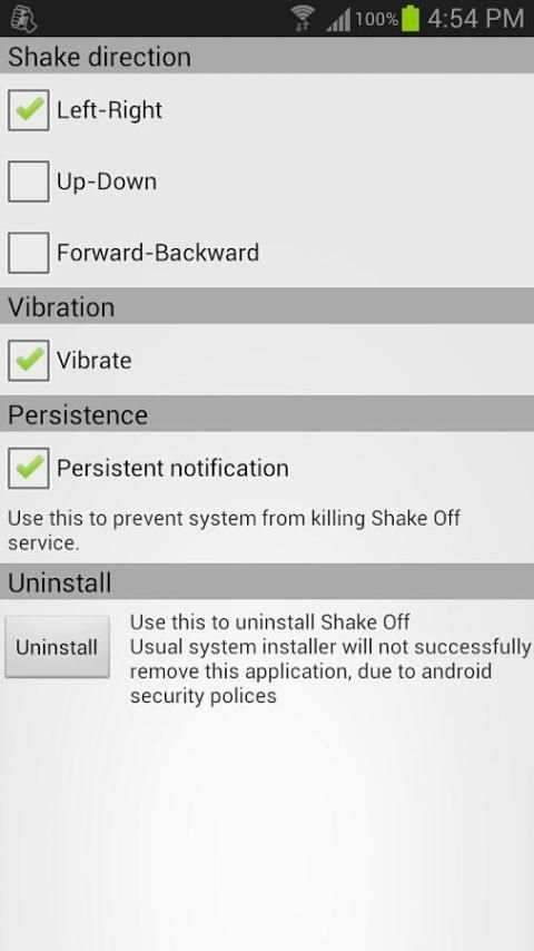 Shake Off screenshot 2