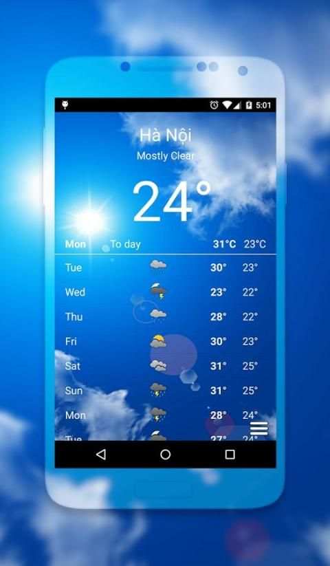 Weather Style OS10 स्क्रीनशॉट 2