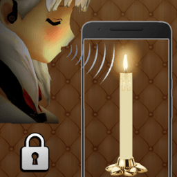 Candle Blow Screen Lock أيقونة