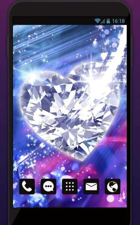 Diamond Heart Live Wallpaper screenshot 5