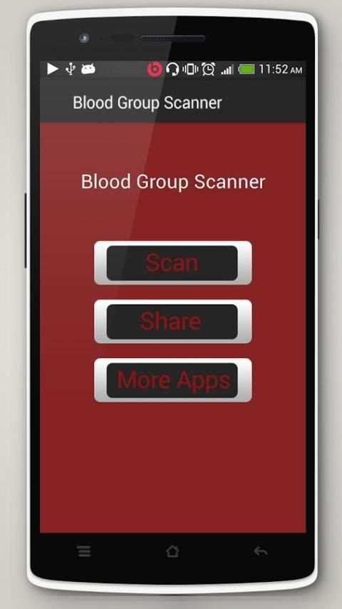 Darah Grup Scanner Prank screenshot 1