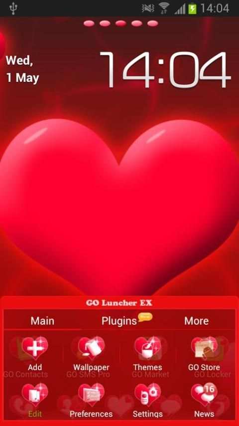 Love Theme for GO Launcher screenshot 3