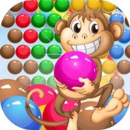Sandy Monkey Bubble Shooter أيقونة