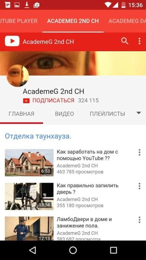 AcademeG YouTube player screenshot 4