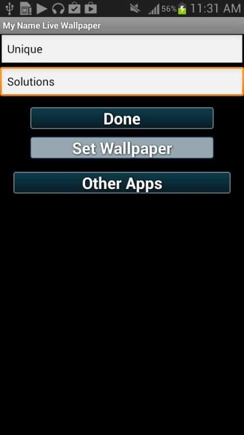 My Name Live Wallpaper 3 تصوير الشاشة