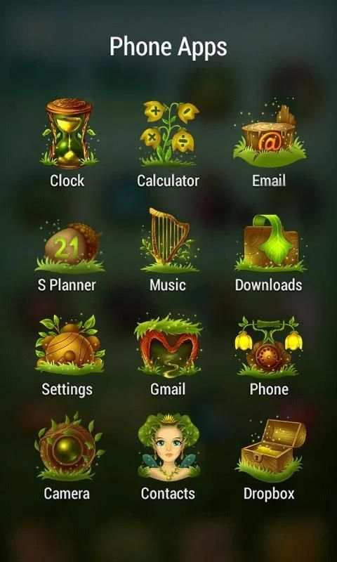 Magic Forest ZERO Launcher 3 تصوير الشاشة