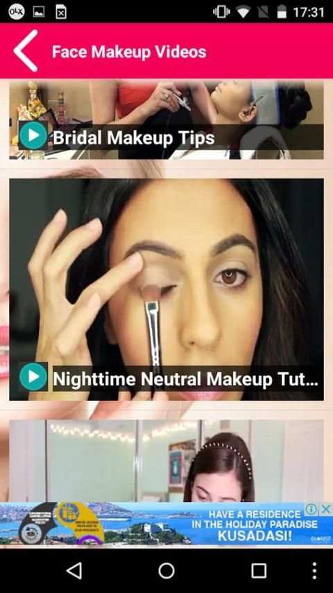 चेहरा मेकअप वीडियो स्क्रीनशॉट 11