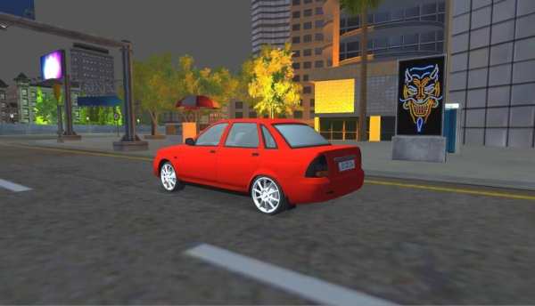 Car Simulator Driving : Lada Priora Tuning screenshot 2