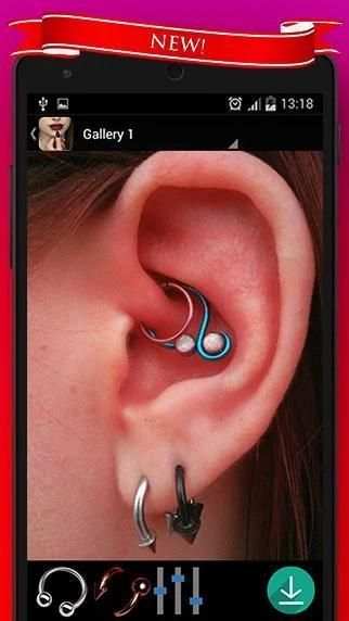 Piercing Camera Photo editor स्क्रीनशॉट 7