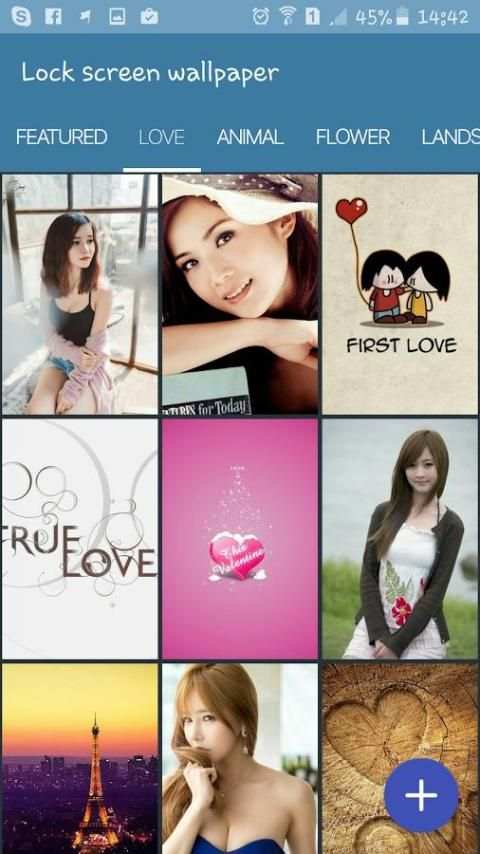 layar kunci foto screenshot 8