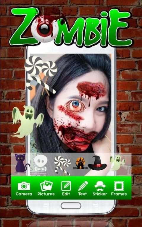 Zombie Face Photo Maker 3 تصوير الشاشة