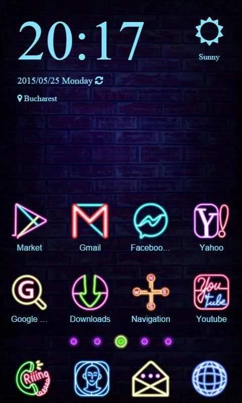 Neon ZERO Launcher screenshot 3