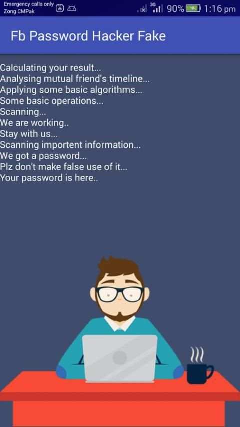 Facebook Hacker Prank screenshot 2