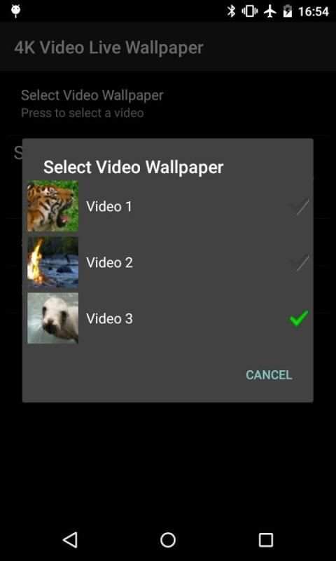 4K Video Live Wallpaper screenshot 4