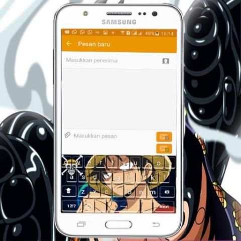 Luffy King Keyboard Emoji скриншот 2