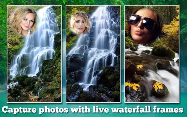 Waterfall Photo Frames Camera скриншот 2